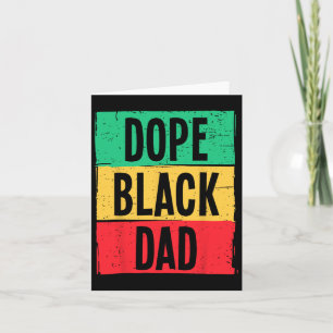 Carte Fête des Pères Noir Drogue Juneteenth Histoire Moi
