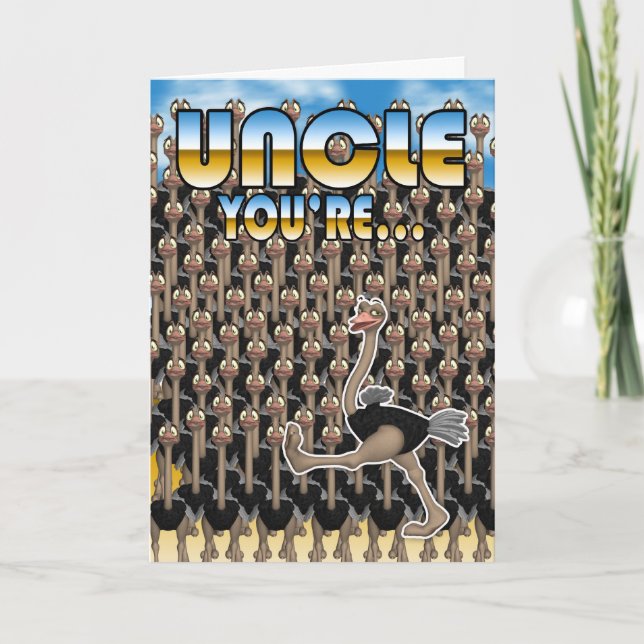 Carte Fête des pères Oncle - Vous êtes un sur un m (Devant)