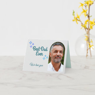 Carte Fête des pères photo et message personnalisés