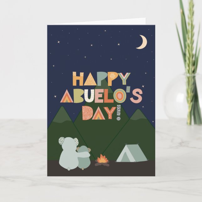 Carte fête des pères pour Abuelo (Devant)