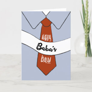 Carte fête des pères pour Baba