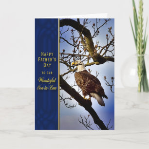 CARTE FÊTE DES PÈRES - SON-EN-DROIT - BALD EAGLE