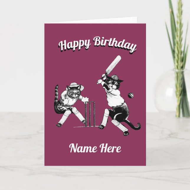Carte Fête du cricket (Devant)