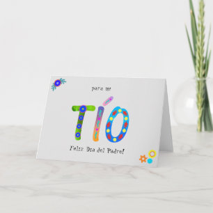 Carte Fête du Père Tío Bold Geometric Boho