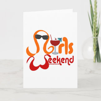Carte Fête du week-end des filles