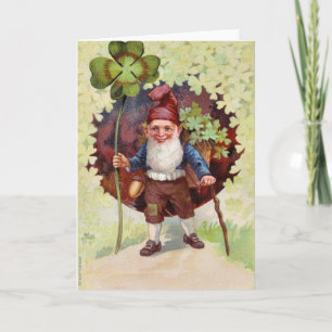 Carte Fête vintage de la St Patrick