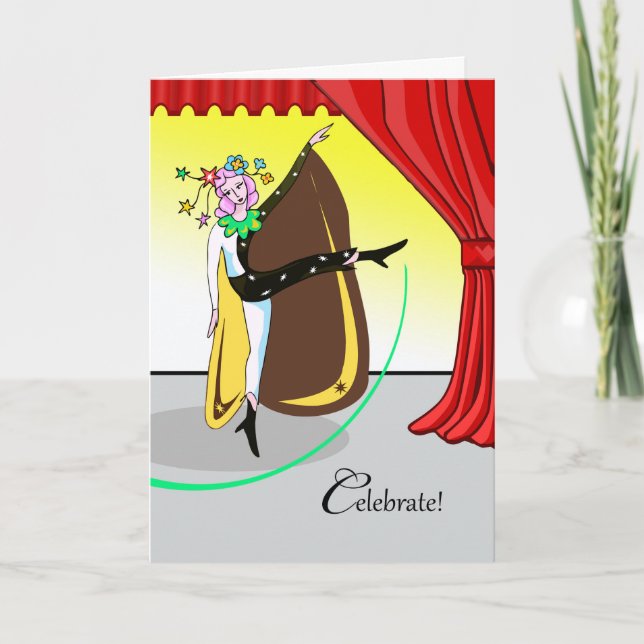 Carte Fêter, Bonne Journée Internationale de la Danse, D (Devant)