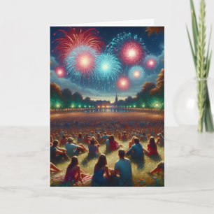 Carte Fêter le 4 juillet avec un Bang !