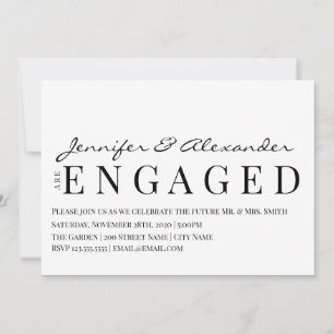 Carte Fêtes de fiançailles