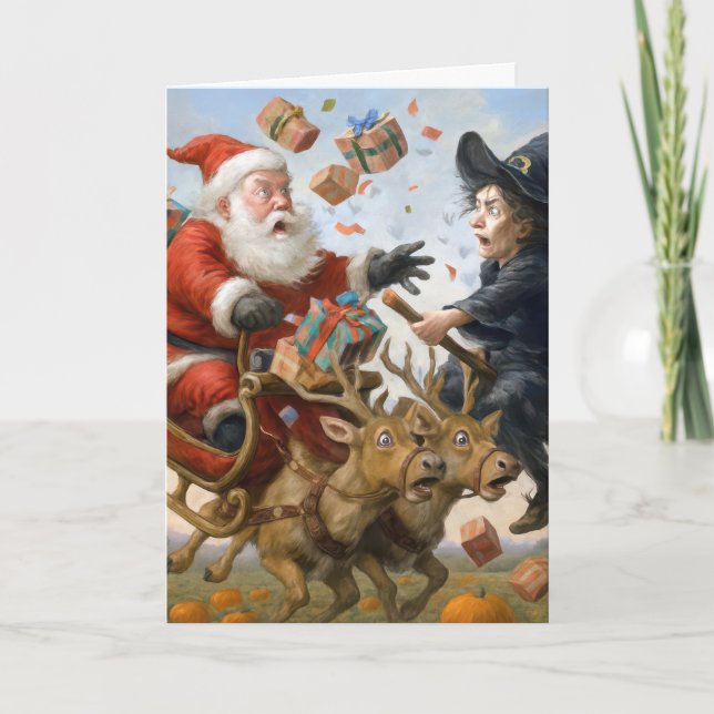 Carte Fêtes de Noël de Thanksgiving et d'Halloween  (Devant)