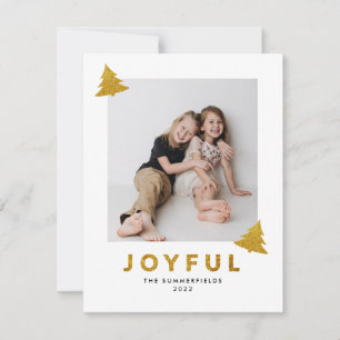 Carte Fêtes de Noël Enfants Photo personnalisée