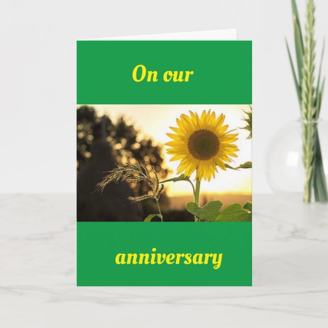 CARTE FÊTONS NOTRE ANNIVERSAIRE **US*** (Devant)