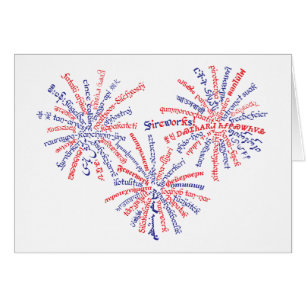 Carte Feu d'artifice All-American