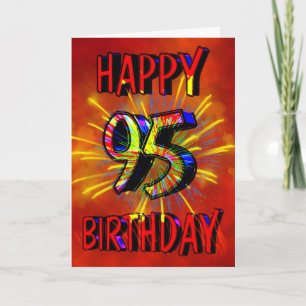 Carte Feu d'artifice du 95e anniversaire
