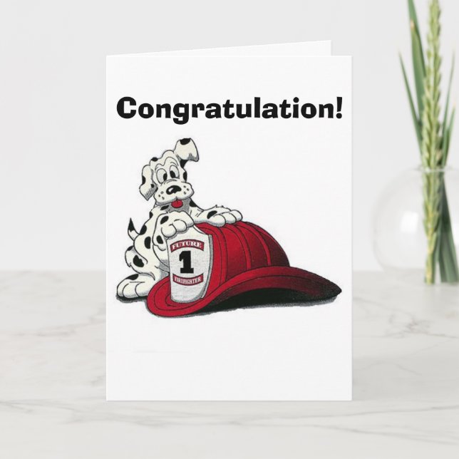 Carte Feu de Chien, Félicitations ! (Devant)