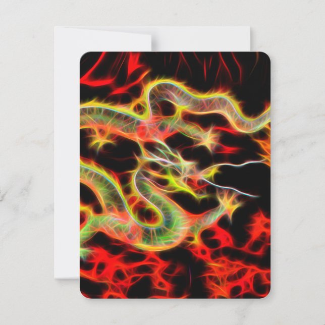 Carte Feu de dragon sur Lucky Energy (Devant)