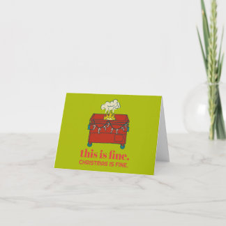 Carte Feu de Vacances - "Fine"