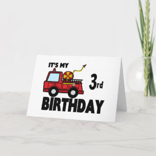 Carte FeuCamion Anniversaire