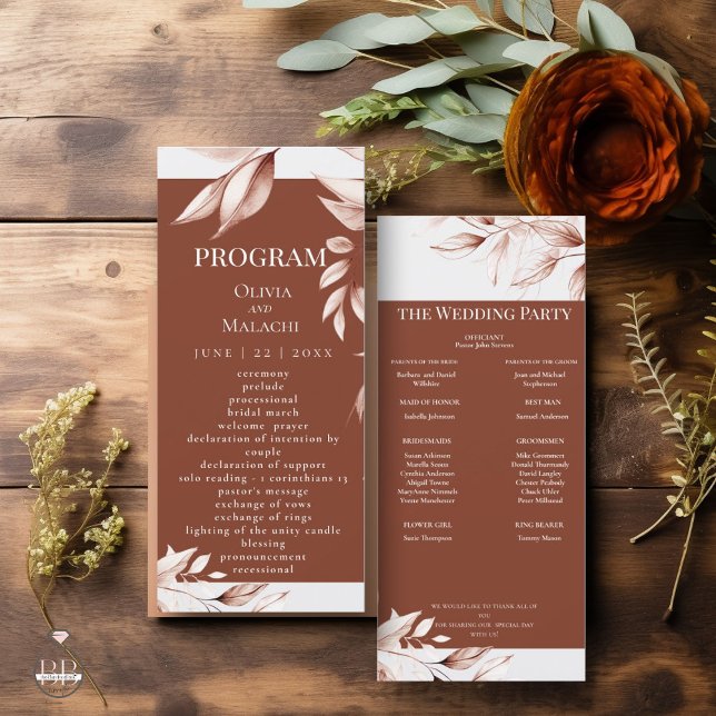 Carte Feuillage en terre cuite moderne (Créateur téléchargé)