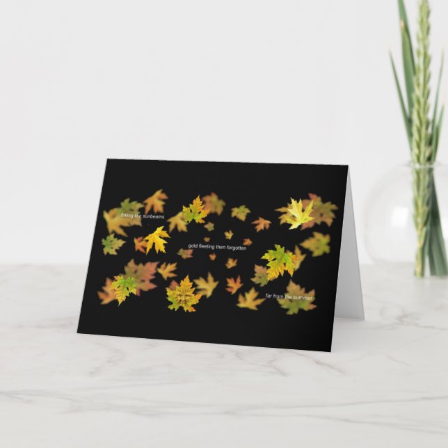 carte feuille (Devant)