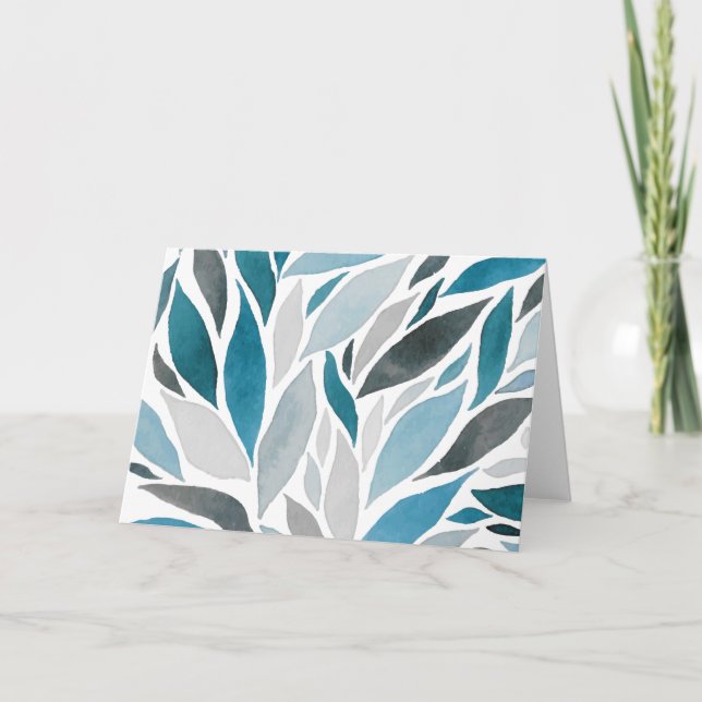 Carte feuille d'arbre (Devant)