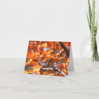 Carte Feuille d'automne 2