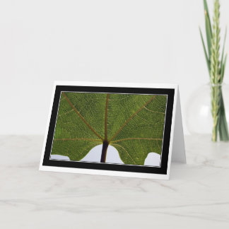 Carte "Feuille de figue "
