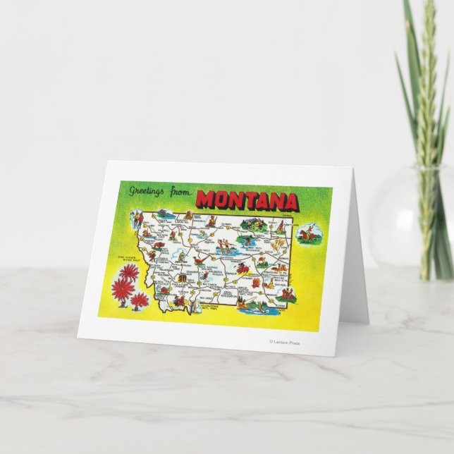 Carte Feuille de route de l'État, salutations de (Devant)