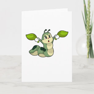 Carte Feuilles de chenille