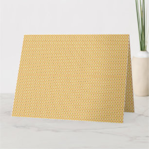 Carte Feuilles de papier d'emballage jaune, orange et ma