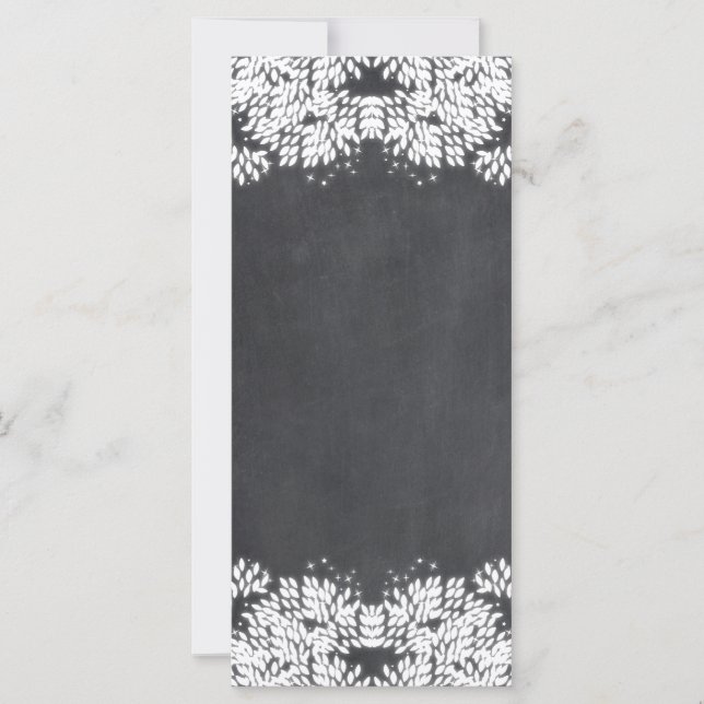 Carte Feuilles de Whimsical et étoiles sur tableau de bo (Devant)