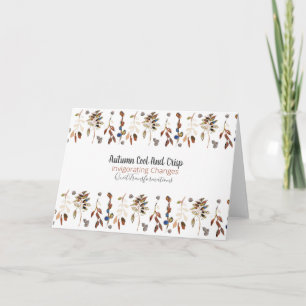 Carte Feuilles Et Berries