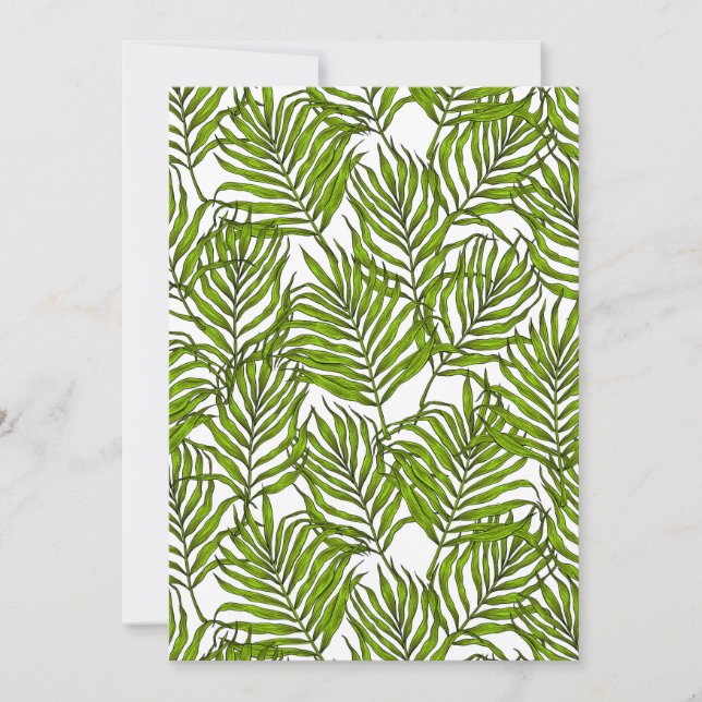Carte Feuilles Palm (Devant)
