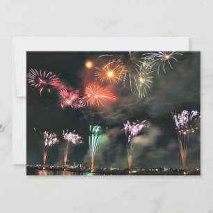 Carte Feux d'artifice spectaculaires
