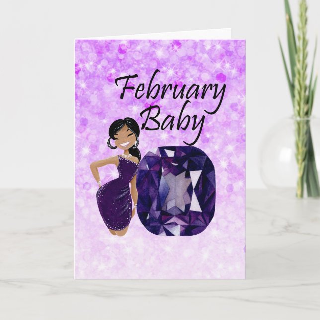 Carte Février Baby (Devant)