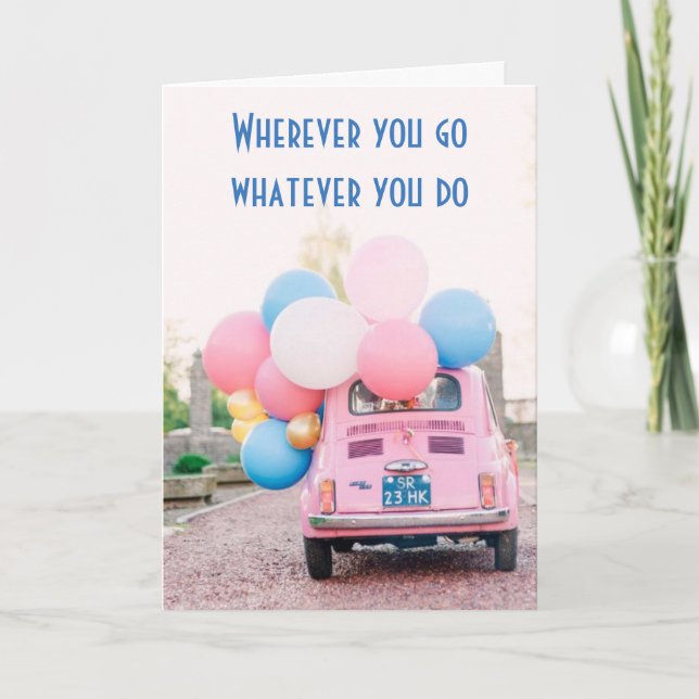 CARTE FIAT/BALLONS ON YOUR BIRTHDAY (Devant)