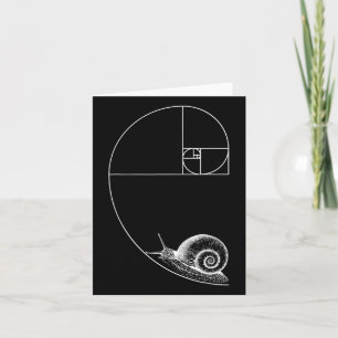 Carte Fibonacci Avec Escargot Mathématiques Mathématique