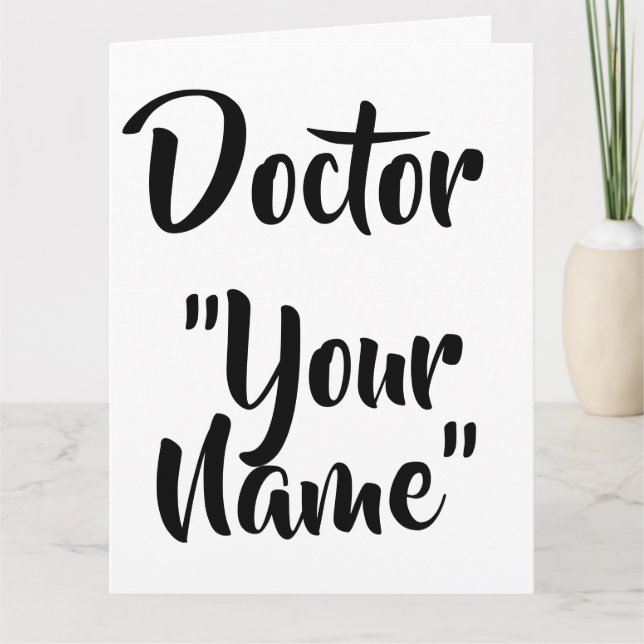 Carte Fiche de doctorat (Devant)
