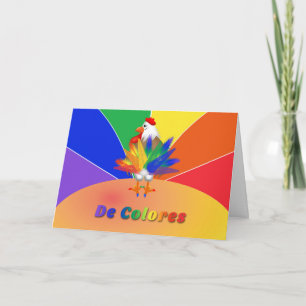 Carte Fiche de la queue du coq de De Colores pour Palanc