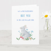 Fiche de proposition de fille de fleurs de lapin