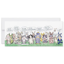 Fiche Plate-forme Merci personnalisée Bunnies