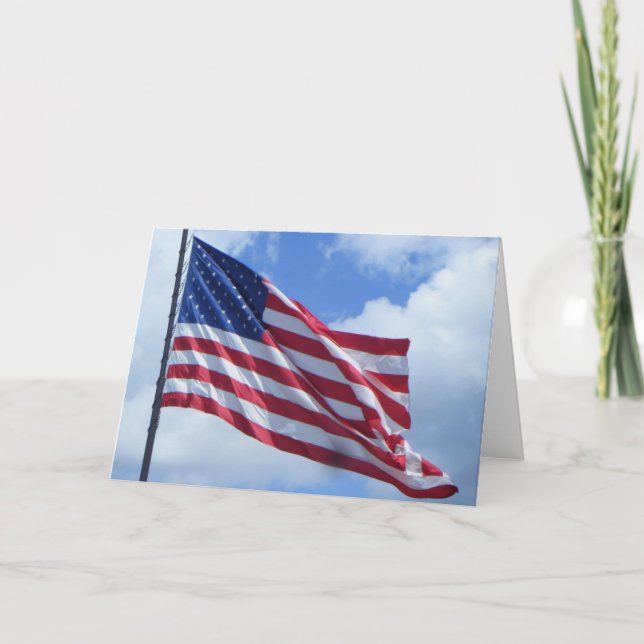 Carte Fier d'être un Américain (Devant)