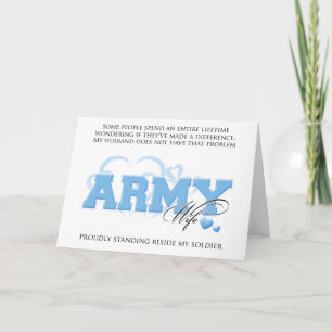 Carte Fier épouse de l'ARMÉE