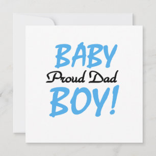 Carte Fier papa bébé cadeaux de garçon