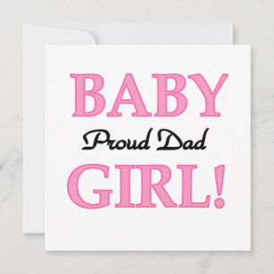 Carte Fier Papa Bébé Fille Cadeaux
