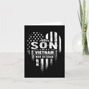 Carte Fier Son Vietnam Vet Papa Jour des anciens combatt