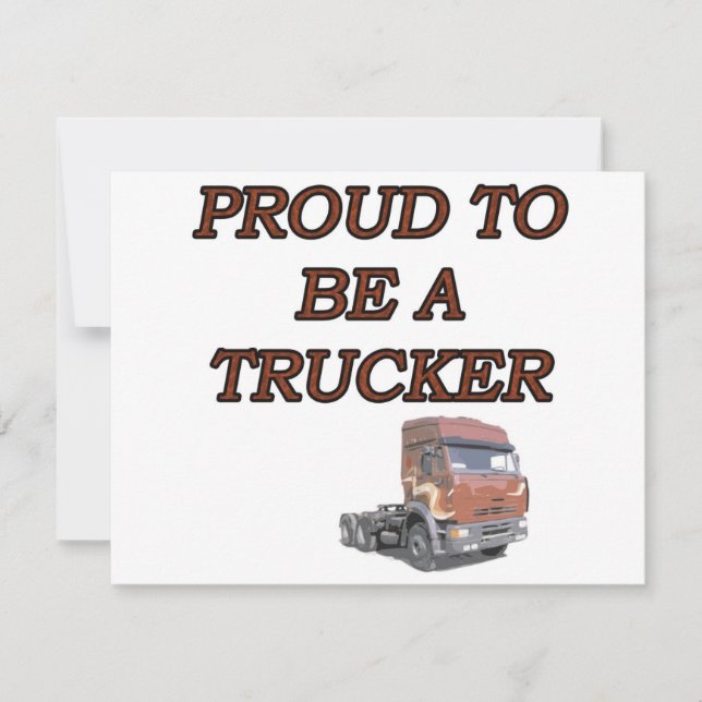 CARTE FIER TRUCKER (Devant)