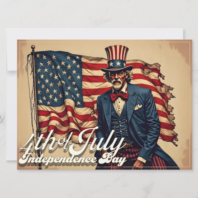 Carte Fière âme du 4 juillet (Devant)