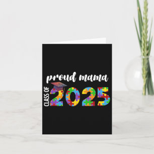 Carte Fière Mama Cl De 2025 Autisme Puzzle Graduation Se