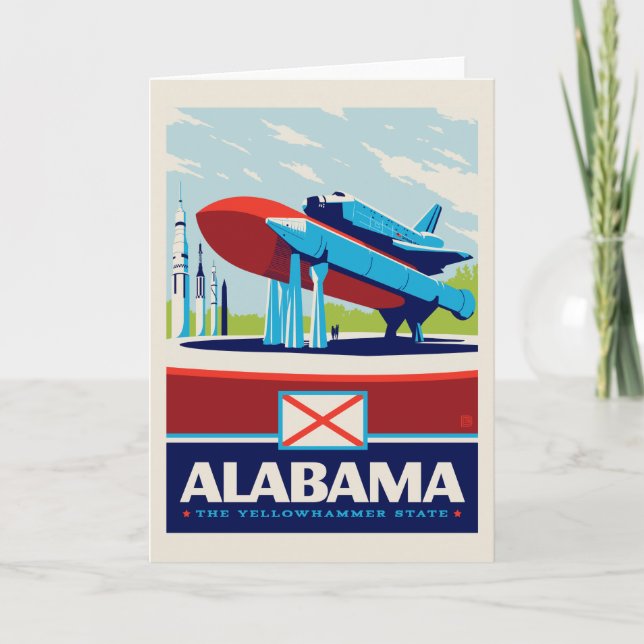 Carte Fierté | Alabama d'état (Devant)